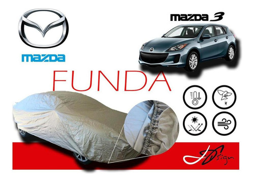 Forro Broche Afelpada Eua Mazda 3 Hatchback 2012-13