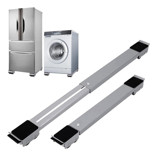 Soporte Ajustable Base Con Ruedas Para Refrigerador Lavadora