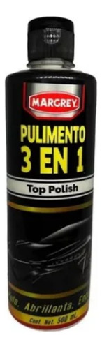 Pulimento 3 En 1 Top Polish Margrey 500ml 