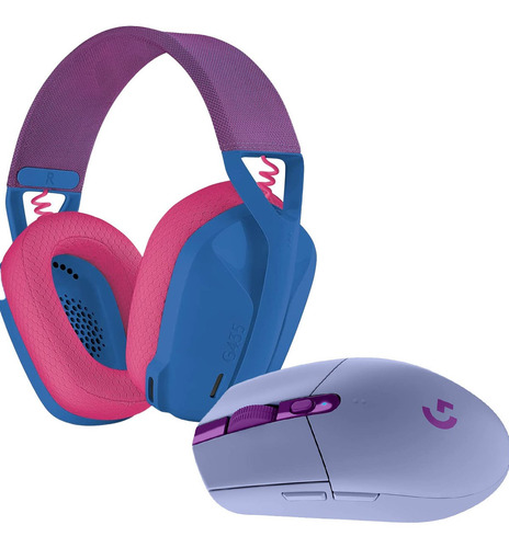 Combo Gaming Logitech G435 + G305 Inalámbrico Lila
