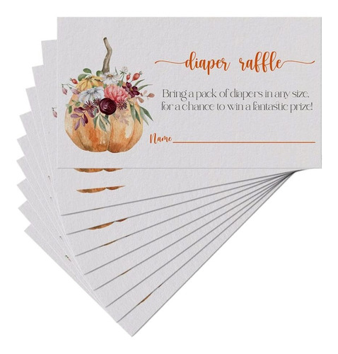 Paper Clever Party Boletos Para Rifa De Paales De Calabaza  