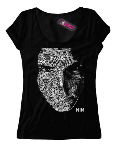 Remera Mujer Nine Inch Nails Nin Palabras Rp280 Dtg Premium