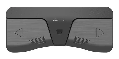 Pedal bluetooth virador de página sem fio, pedal sem fio controlador de música  para tablets instrumento