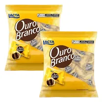 Comprar Bombom Ouro Branco Chocolate Lacta 1kg Kit 2 Pacotes