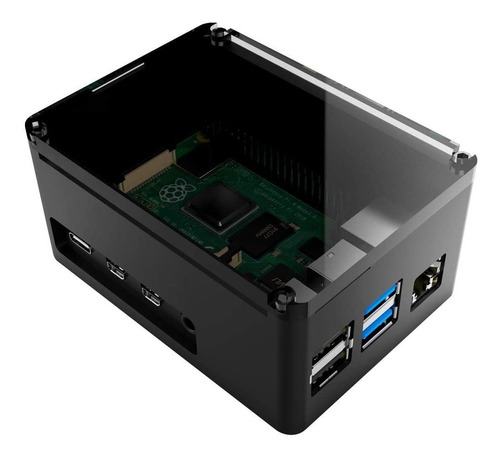 Anidees Caja De Aluminio Extra High Pi Para Raspberry P...