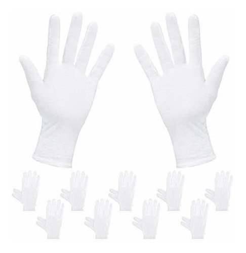 Guantes Blancos - Rovtop 20pcs / 10pairs Blanca Guantes De A