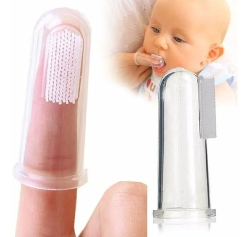 Cepillo Dedal Bebes Dental Silicona Niños X 1.