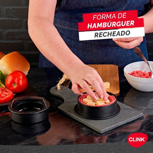 Forma De Fazer Hambúrguer Artesanal Profissional Tupperware