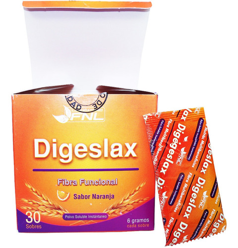 3 Digeslax Laxante Natural Fibra 30 Sobres C/c Envio Gratis