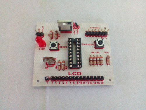Kit Control Display Lcd P/ Pic Libro Microcontroladores Pic