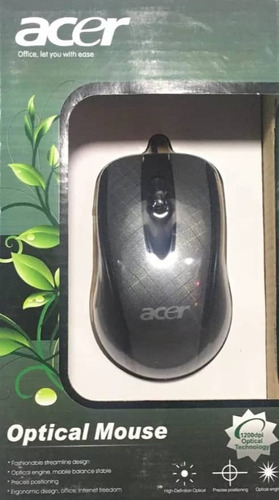 Mouse Optico Marca Acer, Usb 2.0 