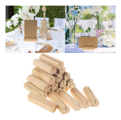 Madera 10 Cm Números De Mesa 1-10 Base Set Boda Fiesta De