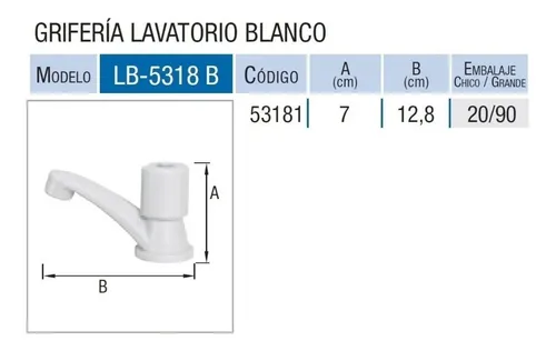 Griferia pvc sale