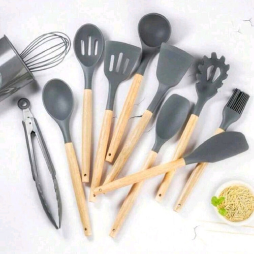 Utensilios De Silicona Juego De Cucharas Kit De Cocina