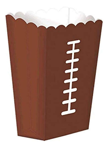 Football Party Caja Grande Refrigerios, 8 Piezas