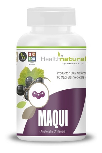 Maqui 60 Cápsulas Vegetales / 500mg. Agronewen