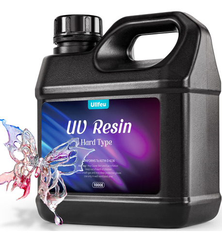 Ullfeu Resina Uv De 35.27 Oz A Granel Sin Olor, Resina Epoxi