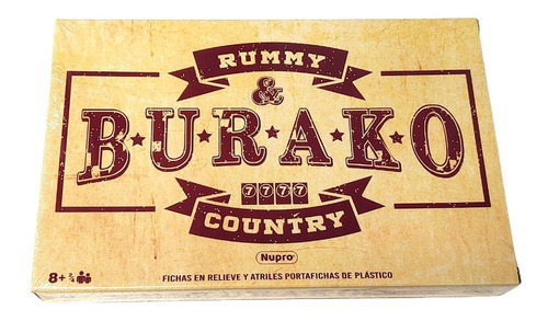 Rummy & Burako Country Juego De Mesa Nupro Original +8 Años