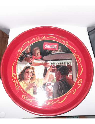 Bandeja Coca Cola Vintage Rojo (Usado)
