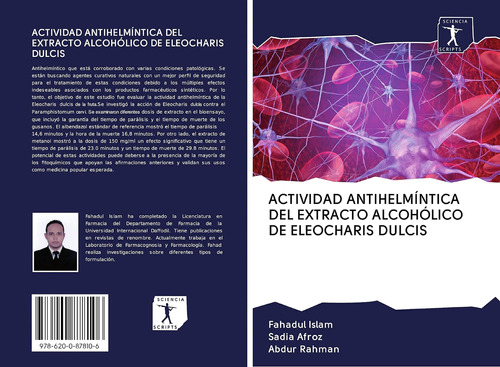 Libro: Actividad Antihelmíntica Del Extracto Alcohólico De E