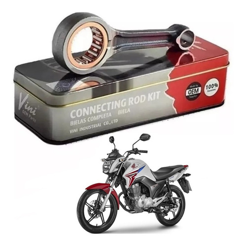 Biela Completa Cg Titan 150 Fan Titan150 Mix 2010 Vini