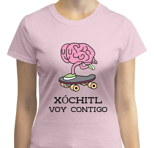 Playera Xóchitl Gálvez -  Voy Contigo  - Cerebro Patineta