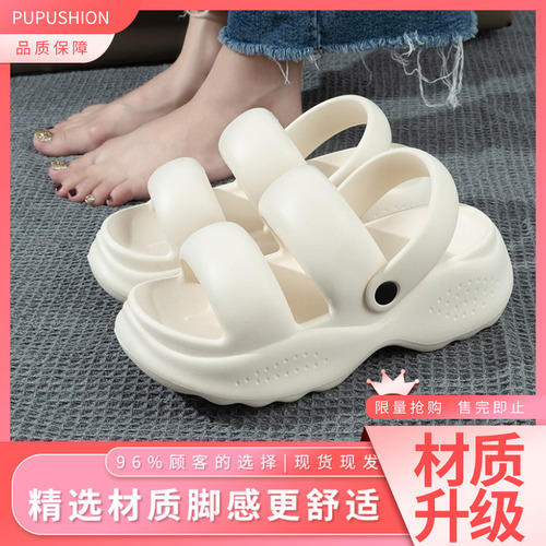 Sandalias De Playa Con Plataforma De Verano Para Mujer