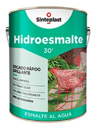 Recuplast Hidroesmalte Al Agua  Brillante X 4l Colores