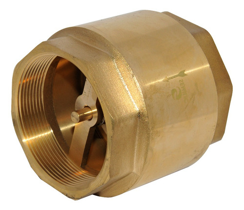 Valvula Check De 2 1/2  De Bronce Vertical Vvcs-250 Semilic