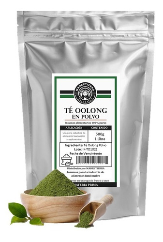 Tea Oolong En Polvo X500g - g a $163