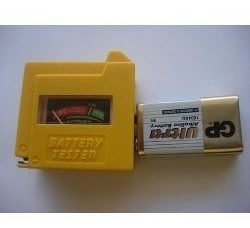 Probador De Pilas: Aa, Aaa, C, D Y 9 Vol. Tester De Baterias