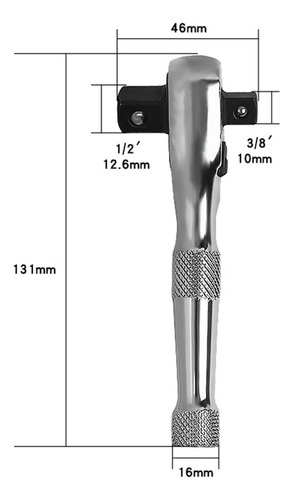 Llave De Vaso Compacta Multiusos Para Trabajos Aéreos Largo