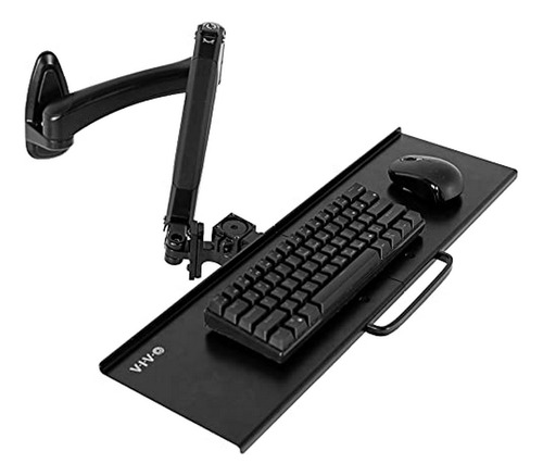 Plataforma Ergonómica Ajustable En Pared Para Teclado Y Rató