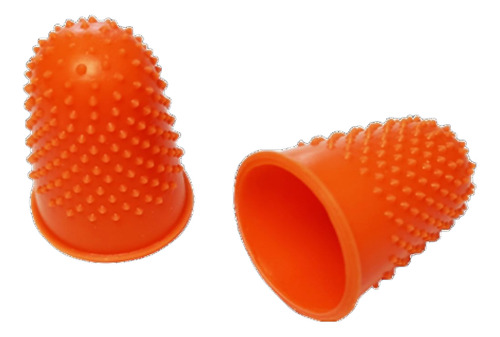 Dedal Nextep De Silicona #13 Bolsa Con 10 Unidades Naranja Naranja