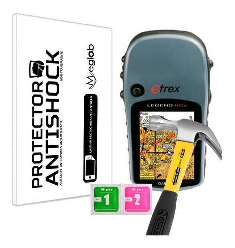 Protector De Pantalla Antishock Gps Garmin Etrex Legend Hcx