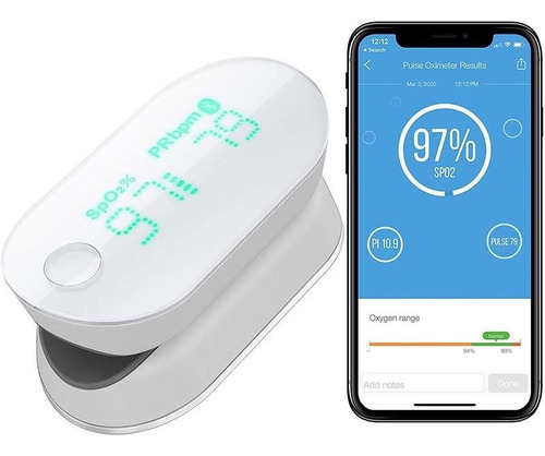 Ihealth Oxímetro De Pulso Bluetooth Compatible Android Ios