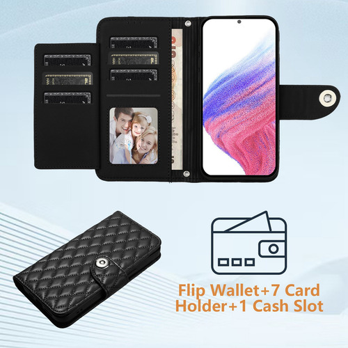 Z Funda De Piel Tipo Cartera Para Motorola E15 E14 E13