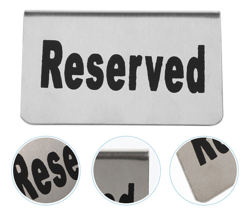 Letrero De Mesa Reservada Reserva De Asiento El Letrero