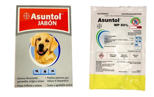 Kit Jabón(uso Veterinario) Y Polvo(garrapaticida) Asuntol