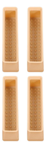 4 Piezas De Almohadillas Para Pies De Silla Mute Amarillo