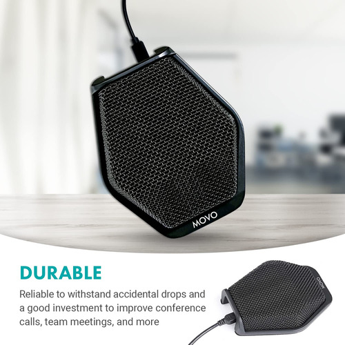 Microfone Usb De Conferência Movo Mc1000 Para Computador Des