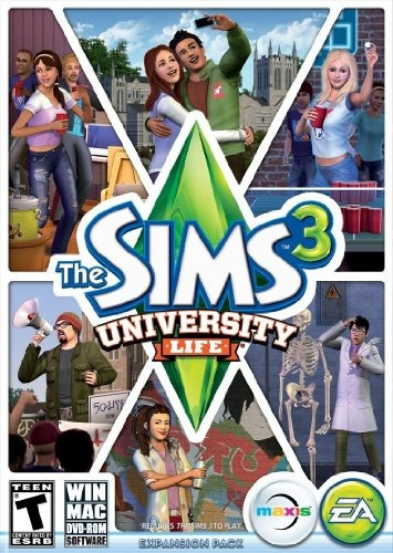 Juego Para Pc La Vida Universitaria De Los Sims 3