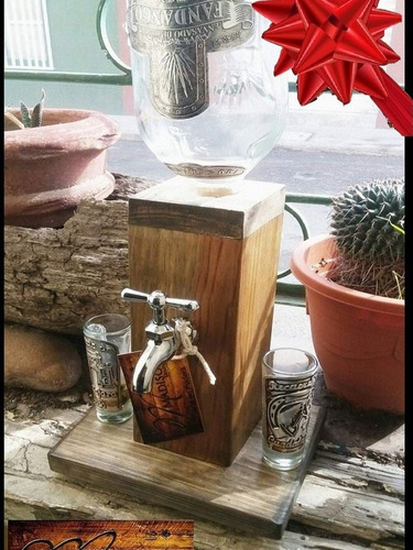 Despachador D Licor D Madera Grifo Regalo Papá Día Del Padre