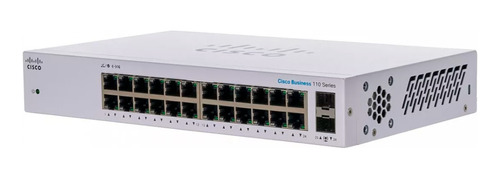 Switch Cisco Business Cbs110-24t De 24 Puertos Gigabit +2sfp