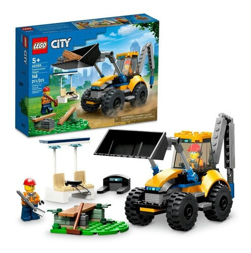 Kit Lego City 60385 Excavadora De Construcción (148 Piezas) 