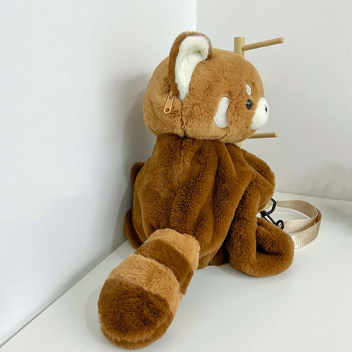 4 Mochila De Felpa Panda, Bolso De Hombro Informal De Regalo