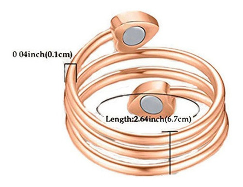 Imagen 9 de 10 de Anillo De Terapia Magnética E Drenaje Linfático Cardíaco - O