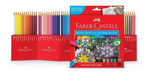 Faber-castell Mega Pack 60 Lápices De Colores - Mosca