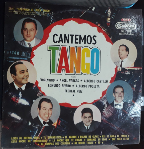 Cantemos Tango (fiorentino/vargas/rivero/podestá) - Vinilo