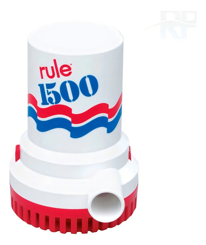 Bomba de soplado náutica de 1500 Gph Rule, 5110 litros por hora, 12 V